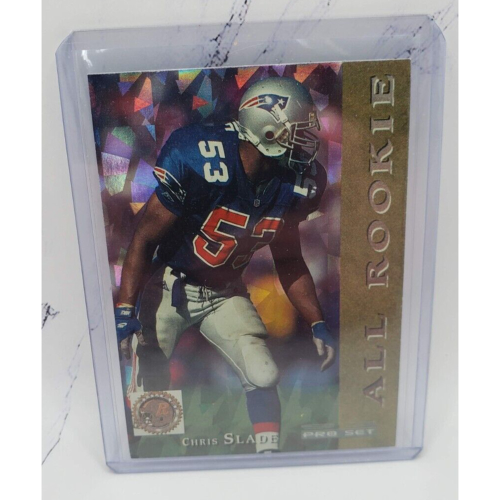 1993 Pro Set Chris Slade New England Patriots All Rookie Insert Card #22